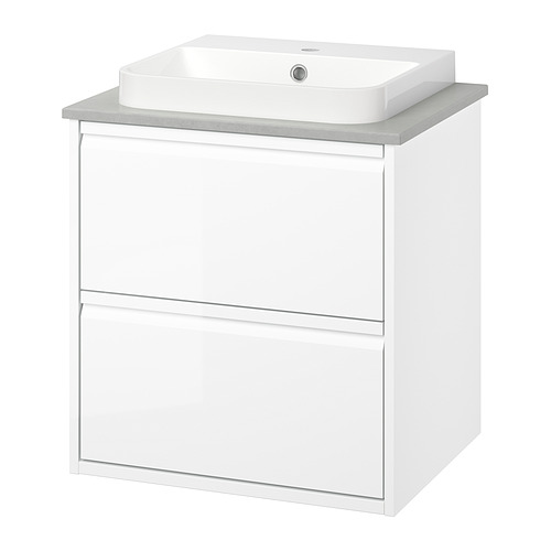 BACKSJÖN/ÄNGSJÖN wash-stnd w drawers/wash-basin