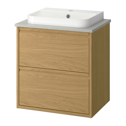 BACKSJÖN/ÄNGSJÖN wash-stnd w drawers/wash-basin