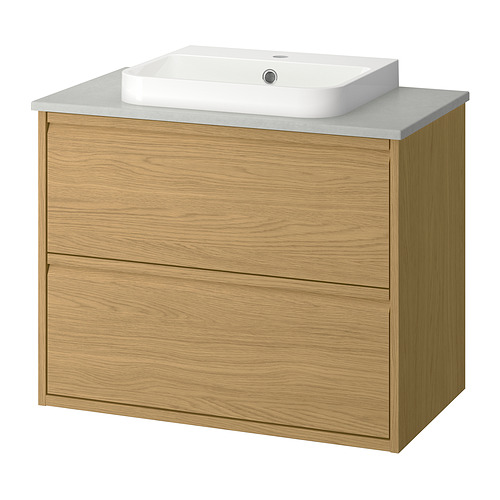 BACKSJÖN/ÄNGSJÖN wash-stnd w drawers/wash-basin