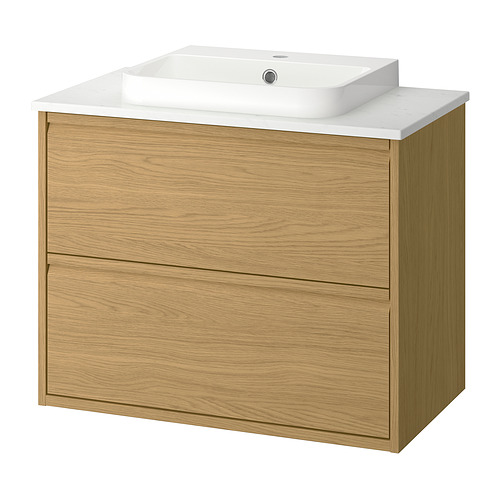 BACKSJÖN/ÄNGSJÖN wash-stnd w drawers/wash-basin