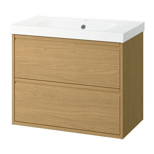 ORRSJÖN/ÄNGSJÖN wash-stnd w drawers/wash-basin