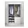 MUSKEN - lemari pakaian 2 pintu+3 laci, putih, 124x60x201 cm | IKEA Indonesia - PE706131_S1