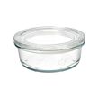 IKEA 365+ - Food container with lid, glass, 400 ml