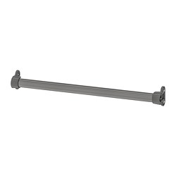 KOMPLEMENT - Clothes rail, dark grey, 50 cm