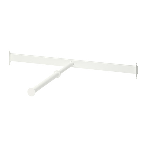 KOMPLEMENT pullout clothes rail, white, 75x35 cm IKEA Indonesia