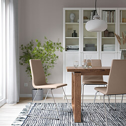 LILLÅNÄS - Chair, chrome-plated/Grann beige
