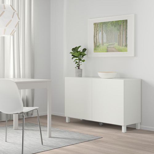 BESTÅ kombinasi penyimpanan dengan pintu