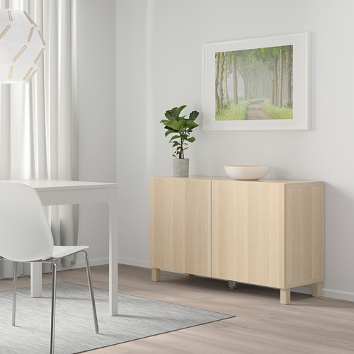 BESTÅ kombinasi penyimpanan dengan pintu