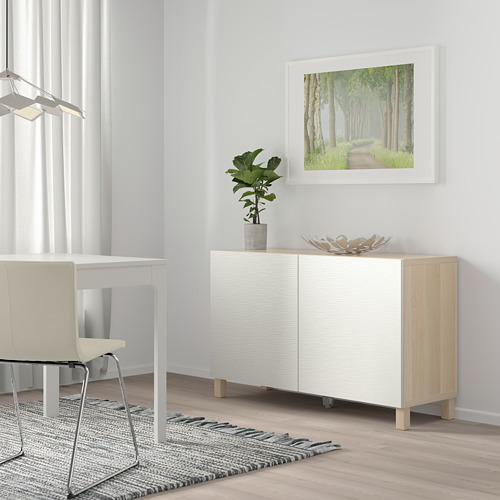 BESTÅ kombinasi penyimpanan dengan pintu
