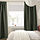 ANNAKAJSA - room darkening curtains, 1 pair, dark green, 145x250 cm | IKEA Indonesia - PE923767_S1