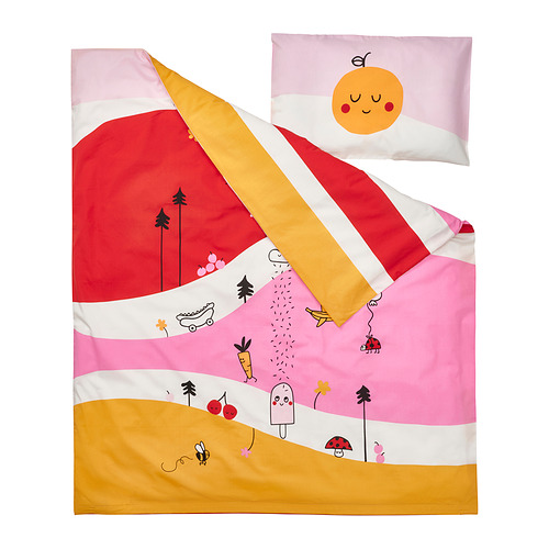 GRÖNFINK srg duvet 1 srg bantal ranjang bayi