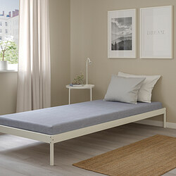 ÅGOTNES - Foam mattress, firm/light blue, 90x200 cm