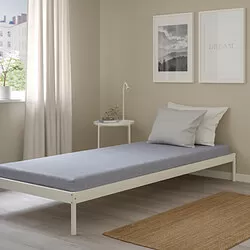 ÅGOTNES - Foam mattress, firm/light blue, 90x200 cm