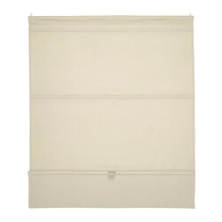 RINGBLOMMA - Roman blind, beige, 80x160 cm