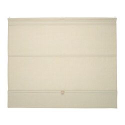 RINGBLOMMA - Roman blind, beige, 140x160 cm