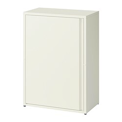 SUNDSÖ - Cabinet, off-white outdoor/indoor , 60x35x86 cm