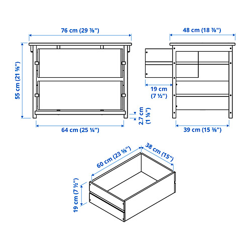 KRONÖREN Measurement Illustration