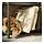 MALINDA - bantal kursi, krem muda, 40/35x38x7 cm | IKEA Indonesia - PH191789_S1