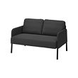 GLOSTAD - sofa 2 dudukan, Knisa abu-abu tua | IKEA Indonesia - PE800736_S2