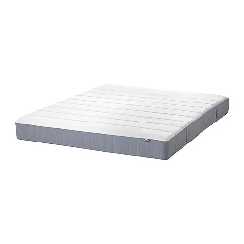 MALM bed frame with mattress