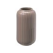 STILREN - Vase, dark grey-beige, 12 cm