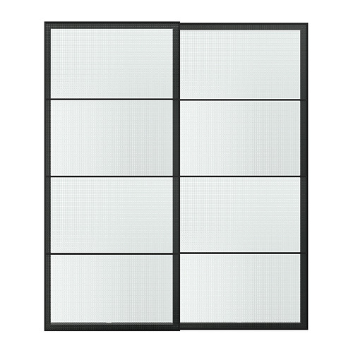 LUNDBRÄSMA pair of sliding doors