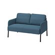GLOSTAD - 2-seat sofa, Knisa medium blue | IKEA Indonesia - PE800740_S2