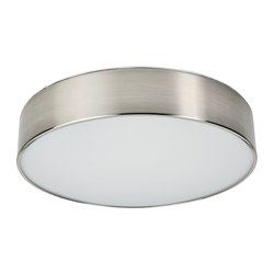 VIRRMO - LED ceiling lamp, nickel-plated, 36 cm 800 lm