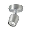 RÖKFRI - Ceiling spotlight with 1 spot, aluminium-colour