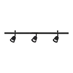 SKURUP - Ceiling track, 3-spots, black