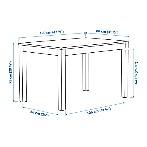 ÅLHULT/ÅLHULT Measurement Illustration