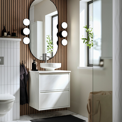 LERSJÖN/ÄNGSJÖN wash-stnd w drawers/wash-basin