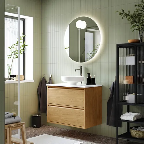 LERSJÖN/ÄNGSJÖN wash-stnd w drawers/wash-basin