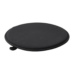 ÄNGSFRÄKEN - Chair pad, black, 36 cm