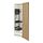 METOD/MAXIMERA - kbinet tinggi dg interior kbersihan, putih/Vedhamn kayu oak, 60x60x200 cm | IKEA Indonesia - PE951910_S1