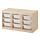TROFAST - kombinasi penyimpanan dgn kotak, pinus diwarnai putih muda/putih, 93x44x53 cm | IKEA Indonesia - PE547495_S1