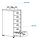 HELMER - unit laci beroda, putih, 28x69 cm | IKEA Indonesia - PE990677_S1