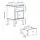 IDANÄS - bedside table, white, 47x40 cm | IKEA Indonesia - PE801260_S1