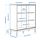 IDANÄS - kabinet dengan pintu lipat, cokelat tua diwarnai, 121x135 cm | IKEA Indonesia - PE801261_S1