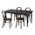 INGATORP/SKOGSBO - table and 4 chairs, black/dark brown, 155/215 cm | IKEA Indonesia - PE951996_S1