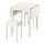 HAUGA/HAUGA - table and 2 stools, white/white, 55/82/109x74 cm | IKEA Indonesia - PE952026_S1