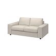 VIMLE - 2-seat sofa, with wide armrests/Gunnared beige