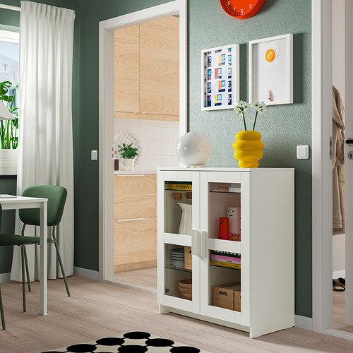 BRIMNES cabinet with doors