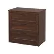 SONGESAND - lemari 3 laci, cokelat, 82x81 cm | IKEA Indonesia - PE658945_S2