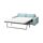 VIMLE - sofa tempat tidur 2 dudukan, dengan sandaran tangan lebar/Saxemara biru muda | IKEA Indonesia - PE801607_S1