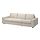 VIMLE - sarung sofa tempat tidur 3 dudukan, dengan sandaran tangan lebar/Gunnared krem | IKEA Indonesia - PE801625_S1