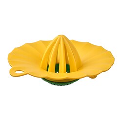 UPPFYLLD - Lemon squeezer, bright yellow/bright green, 15 cm