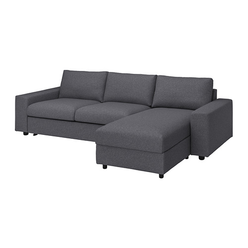 VIMLE sf tmpt tdr 3 ddkn dg chaise longue