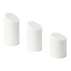 ÄDELLÖVSKOG - LED block candle in/out, set of 3