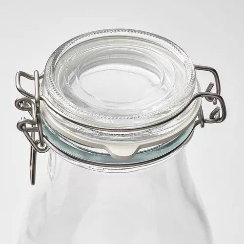 KORKEN toples berbentuk botol dengan tutup